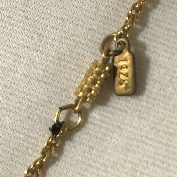 gold necklace with multiple lockets - Picture 3 of 4